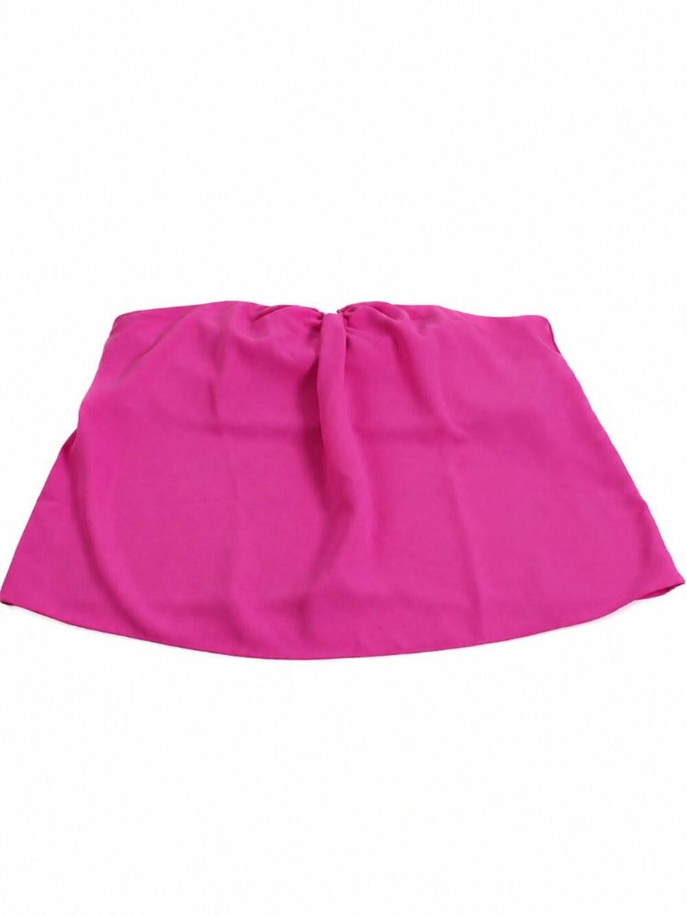 J.Crew Pink Strapless Crop Top Sz 20 Bubble Hem
